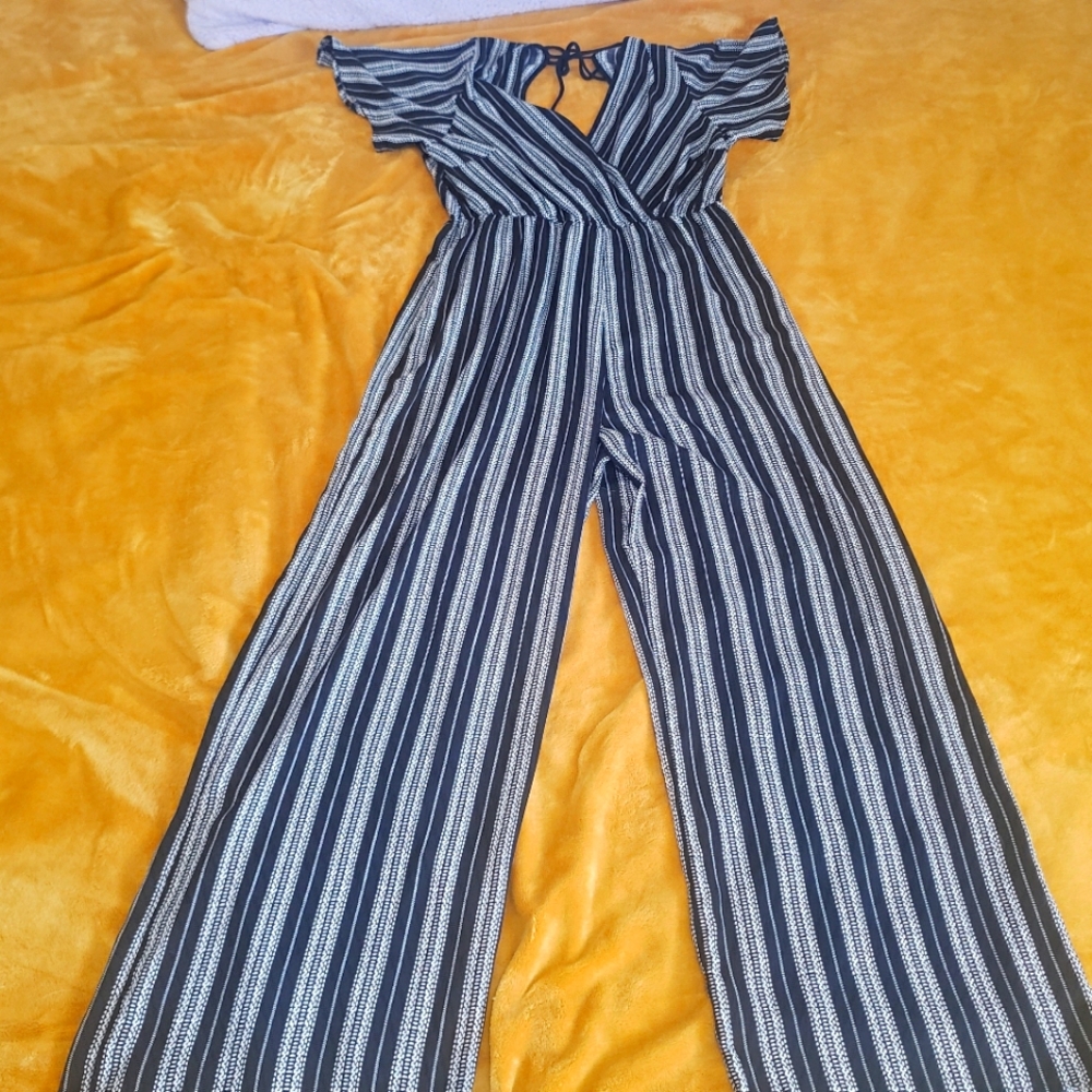 Black and white jumpsuit